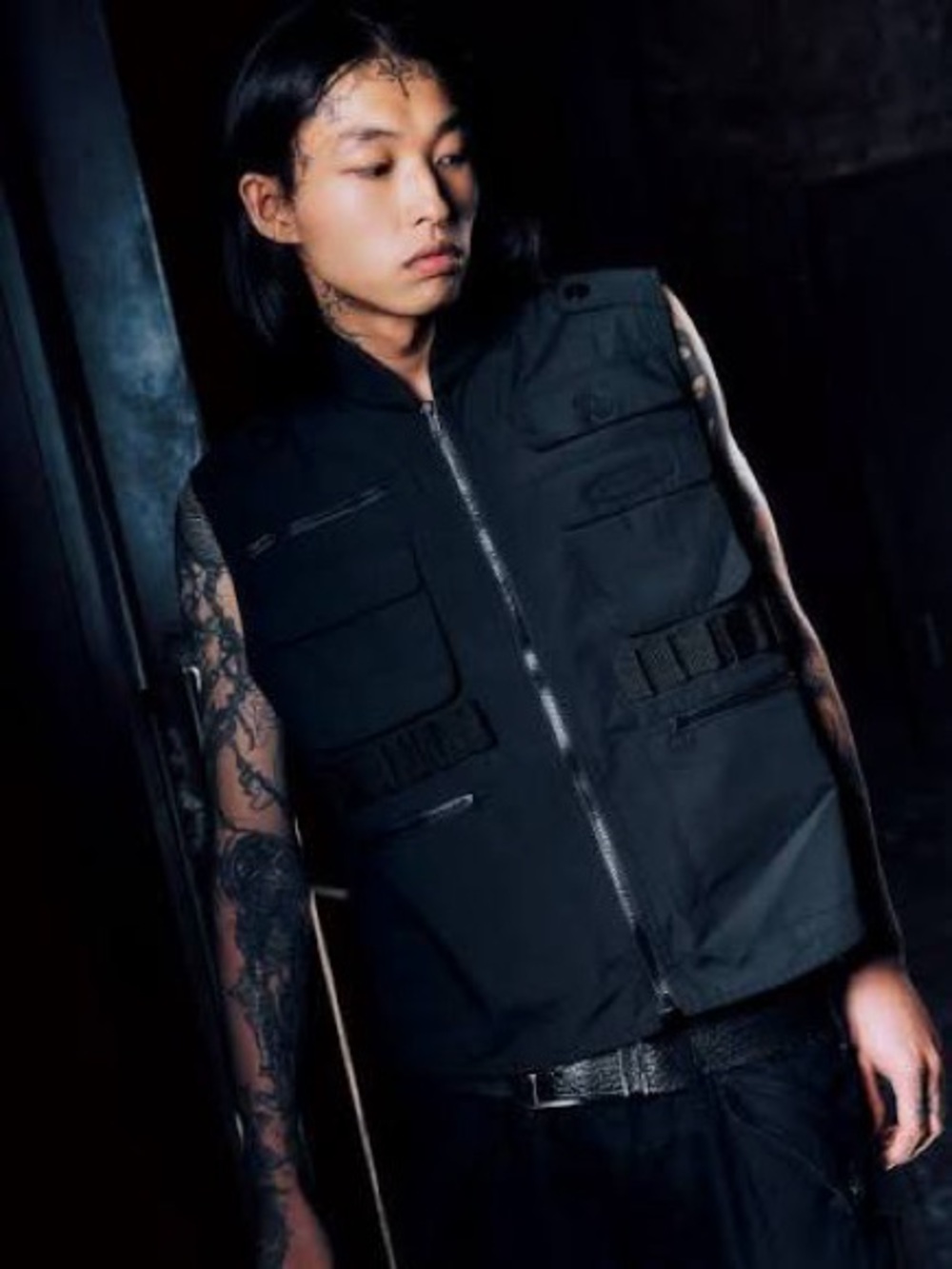 The Weeknd AHTD Asia Tour 2026 - Men's XO Tactical Utility Vest Jacket - Black